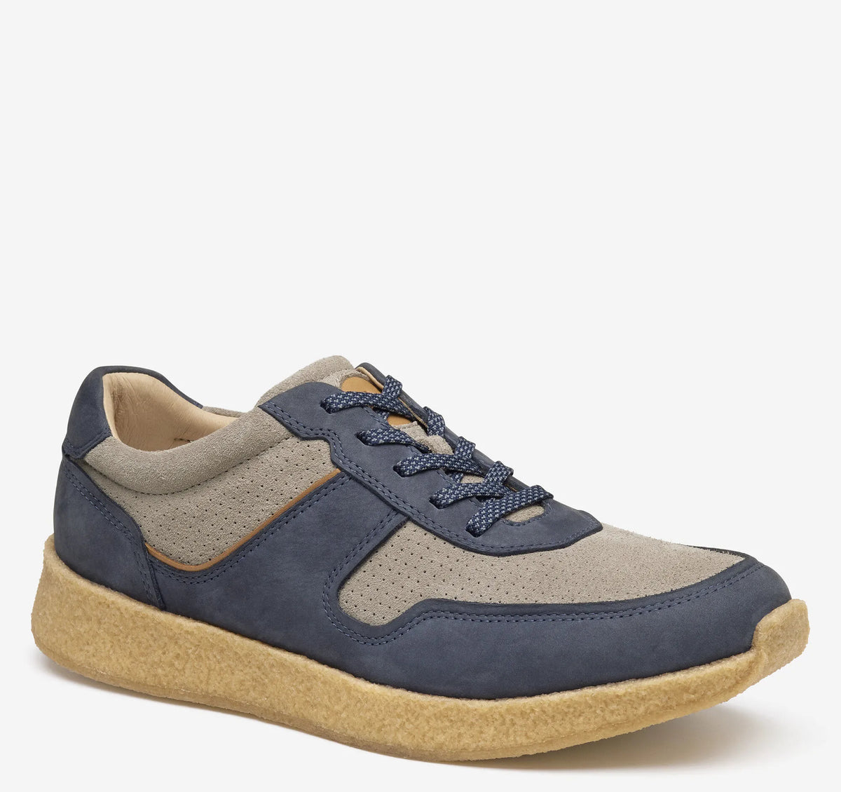 Navy Nubuck/Taupe Suede