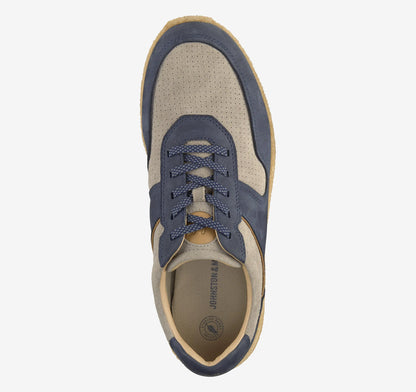 Navy Nubuck/Taupe Suede