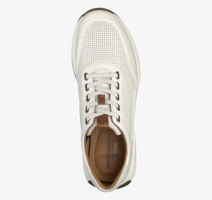 White Full-Grain Leather