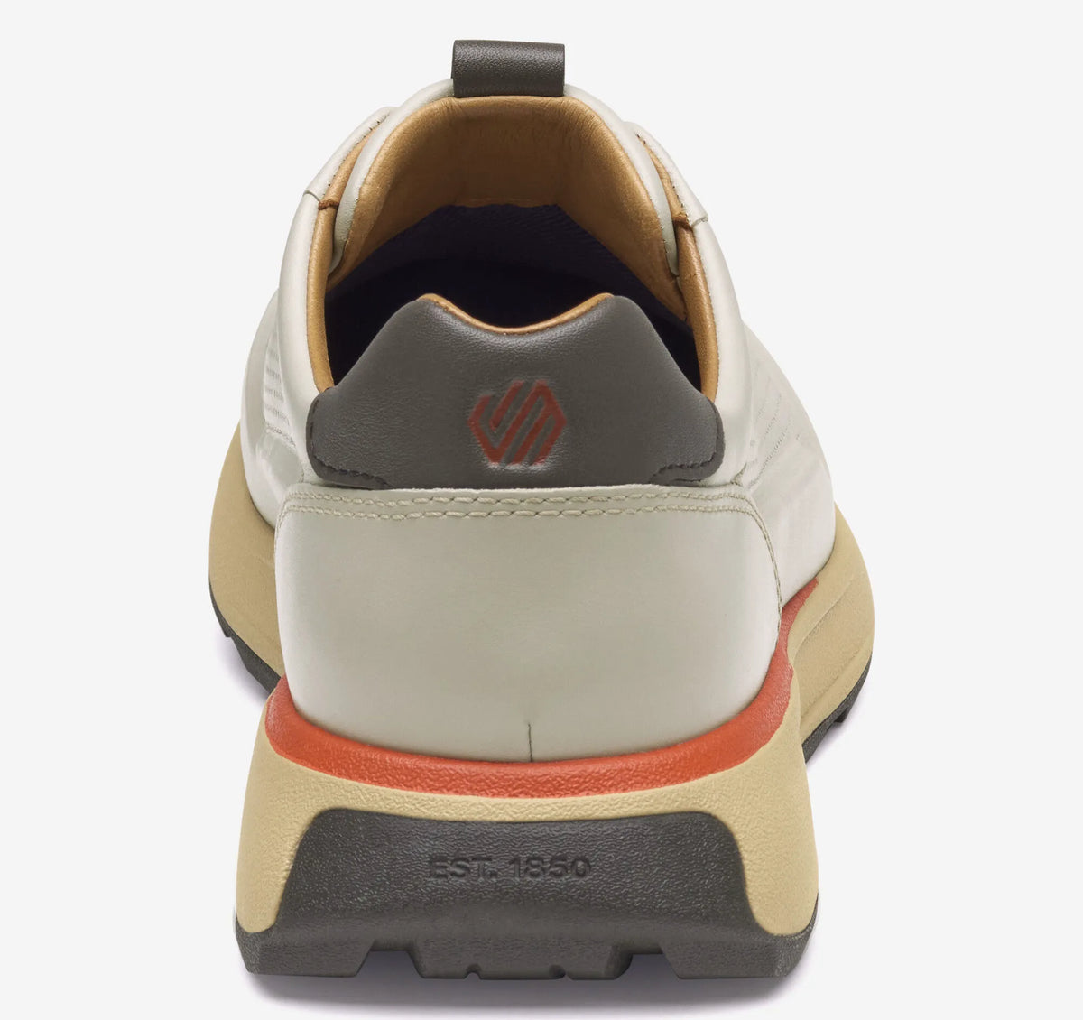 Beige Full-Grain Leather