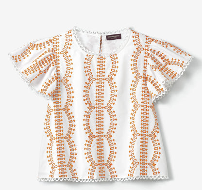 White/Orange