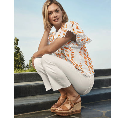 White/Orange